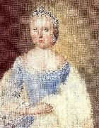 unknow artist, Portrait of Carolina of Orange-Nassau